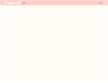 Tablet Screenshot of chocolat.com.ro